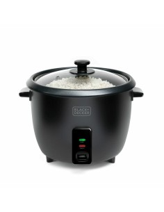 cuiseur à riz Black & Decker BXRC1800E Noir 1,8 L Blanc Aluminium 700 W 2