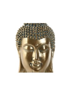 Figurine Décorative Home ESPRIT Doré Buda Oriental 16 x 15,5 x 28 cm 2