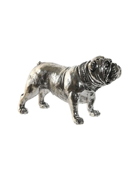 Figurine Décorative Home ESPRIT Argenté Chien Loft 28,5 x 11 x 16 cm