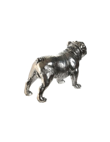 Figurine Décorative Home ESPRIT Argenté Chien Loft 28,5 x 11 x 16 cm