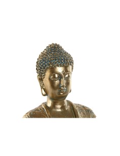 Figurine Décorative Home ESPRIT Doré Buda Oriental 20 x 12 x 24,3 cm 2
