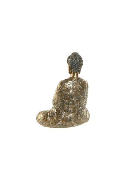 Figurine Décorative Home ESPRIT Doré Buda Oriental 20 x 12 x 24,3 cm