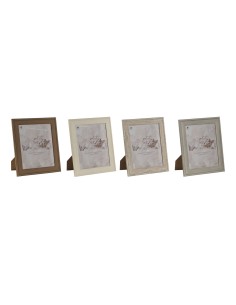 Cadre photo Home ESPRIT Marron Beige Crème Naturel Verre polystyrène 26,2 x 1,6 x 31,2 cm