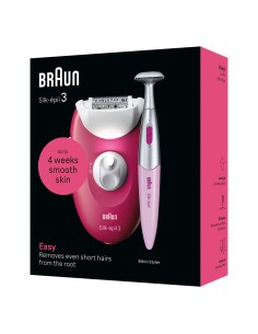 Épilateur électrique Braun SE3-202 Fuchsia 2