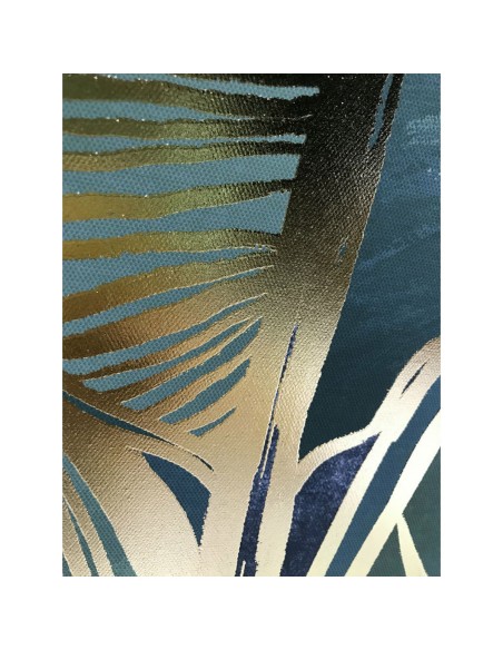 Jeu de 3 tableaux Home ESPRIT Palmiers Tropical 180 x 4 x 120 cm (3 Pièces)