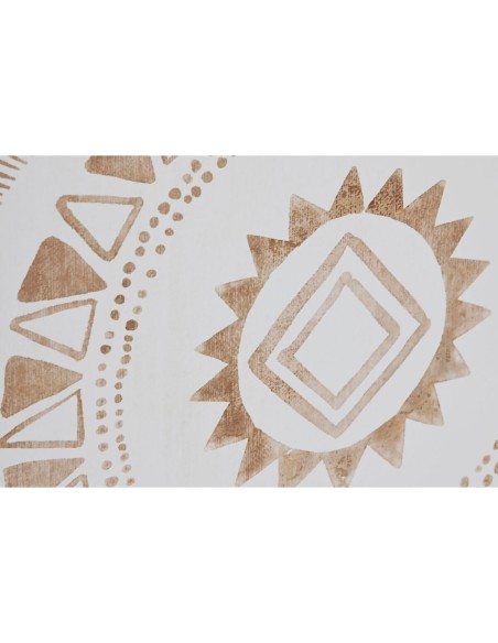 Cadre Home ESPRIT Mandala Scandinave 100 x 4 x 100 cm (2 Unités)