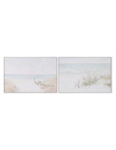 Cadre Home ESPRIT Plage méditerranéen 120 x 4 x 80 cm (2 Unités)