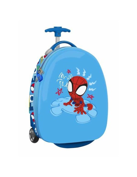 Trolley de Cabine Stitch RESCUE Bleu Rouge 28 x 43 x 23 cm