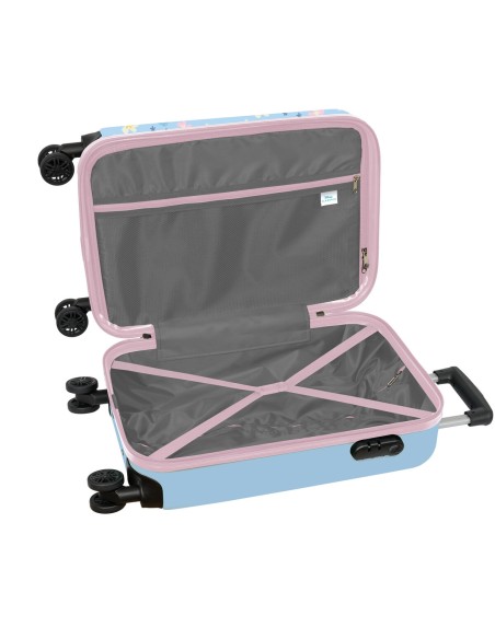 Trolley de Cabine Stitch HAPPY Celeste 20'' 20 L 34,5 x 55 x 20 cm