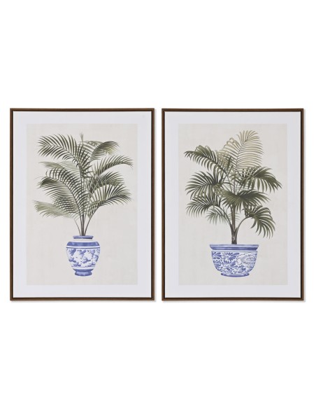 Cadre Home ESPRIT Palmiers Colonial 60 x 4 x 80 cm (2 Unités)