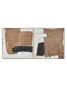 Cadre Home ESPRIT Abstrait Urbaine 100 x 4 x 100 cm (2 Unités)