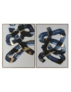 Cadre Home ESPRIT Abstrait Urbaine 90 x 4 x 120 cm (2 Unités)