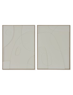 Cadre Home ESPRIT Abstrait Scandinave 75 x 4 x 100 cm (2 Unités)