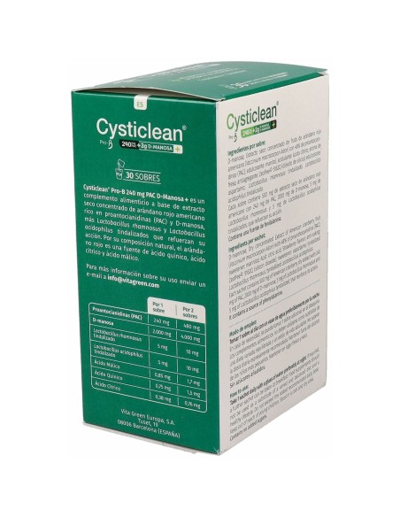 Vitamine C CYSTICLEAN CYSTICLEAN PROB 30 Unités