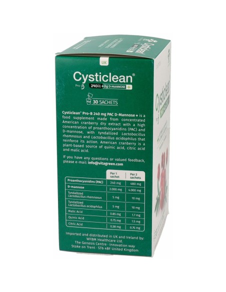 Vitamine C CYSTICLEAN CYSTICLEAN PROB 30 Unités