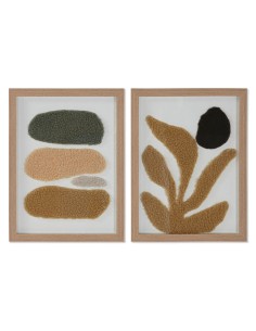 Cadre Home ESPRIT Abstrait Urbaine 30 x 2,5 x 40 cm (2 Unités)