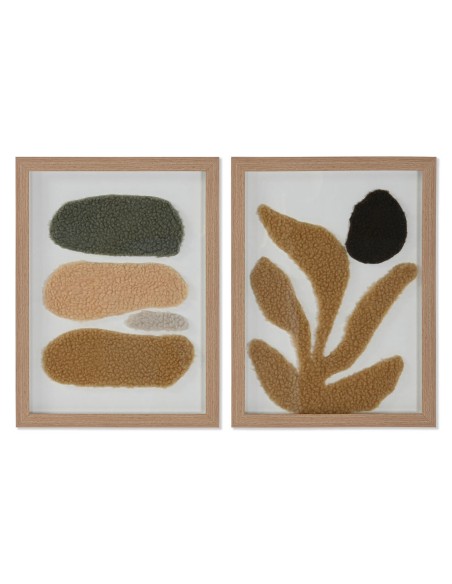 Cadre Home ESPRIT Abstrait Urbaine 30 x 2,5 x 40 cm (2 Unités)