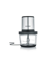batteur hachoir Severin KM 3867 Noir Argenté Plastique 400 W 1 L
