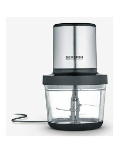 batteur hachoir Severin KM 3867 Noir Argenté Plastique 400 W 1 L 2