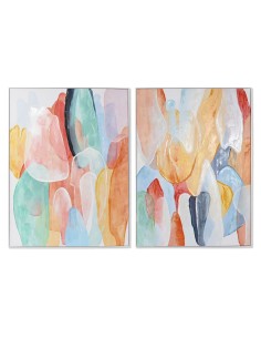 Cadre Home ESPRIT Abstrait Moderne 90 x 3,5 x 120 cm (2 Unités)