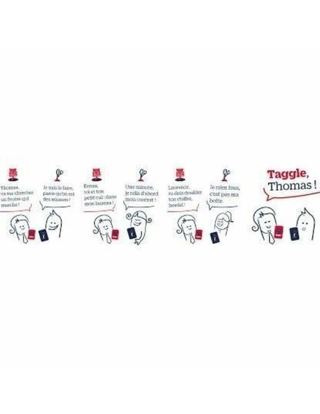 Jeu de questions-réponses Taggle Patrón