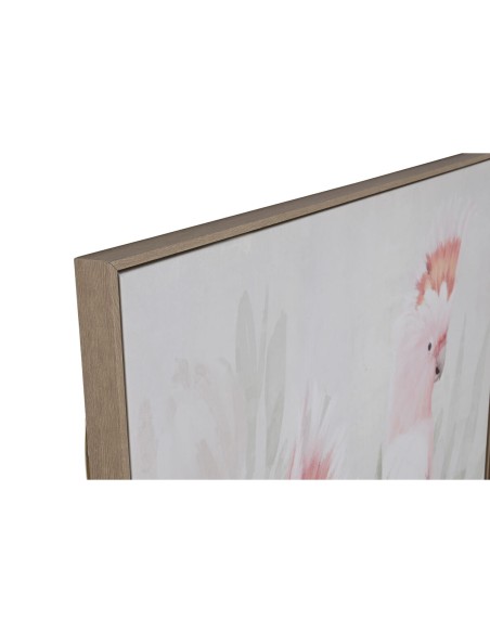 Cadre Home ESPRIT Perroquet Tropical 100 x 4 x 140 cm (2 Unités)