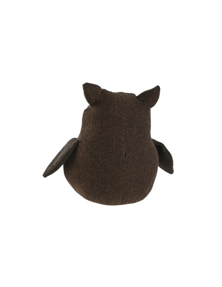 Support de porte Home ESPRIT Sable 25 x 12 x 20 cm Hibou (2 Unités)
