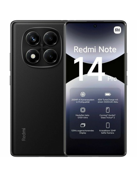 Smartphone Xiaomi REDMI NOTE 14 PRO 6,7" 8 GB RAM 256 GB Noir