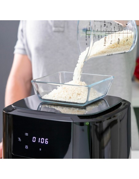 Friteuse à Air avec Balance InnovaGoods Noir 1500 W 5 L (Reconditionné B)