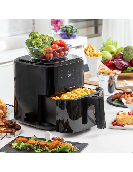 Friteuse à Air avec Balance InnovaGoods Noir 1500 W 5 L (Reconditionné B)