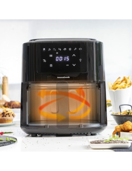 Friteuse à Air avec Balance InnovaGoods Noir 1500 W 5 L (Reconditionné B)