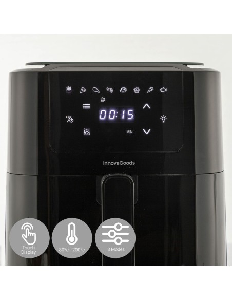 Friteuse à Air avec Balance InnovaGoods Noir 1500 W 5 L (Reconditionné B)