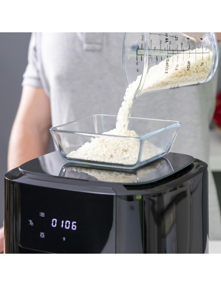 Friteuse à Air avec Balance InnovaGoods Noir 1500 W 5 L (Reconditionné B)