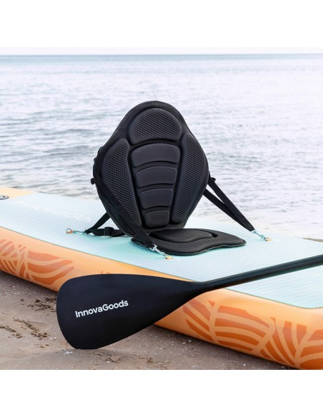 Planche de Paddle Surf Gonflable 2 en 1 avec Siège et Accessoires InnovaGoods Orange 10'5" 320 cm (Reconditionné D)