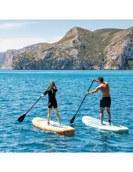 Planche de Paddle Surf Gonflable 2 en 1 avec Siège et Accessoires InnovaGoods Orange 10'5" 320 cm (Reconditionné D)