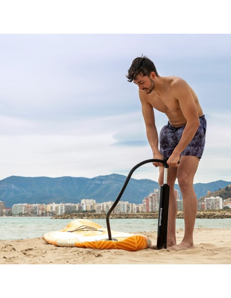 Planche de Paddle Surf Gonflable 2 en 1 avec Siège et Accessoires InnovaGoods Orange 10'5" 320 cm (Reconditionné D)