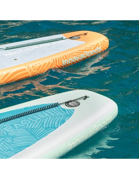 Planche de Paddle Surf Gonflable 2 en 1 avec Siège et Accessoires InnovaGoods Orange 10'5" 320 cm (Reconditionné D)