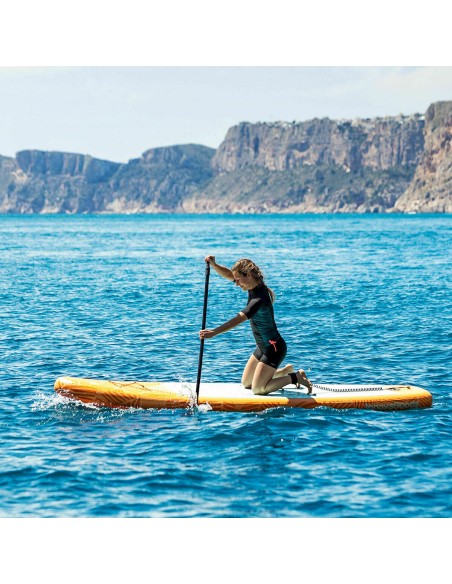 Planche de Paddle Surf Gonflable 2 en 1 avec Siège et Accessoires InnovaGoods Orange 10'5" 320 cm (Reconditionné D)