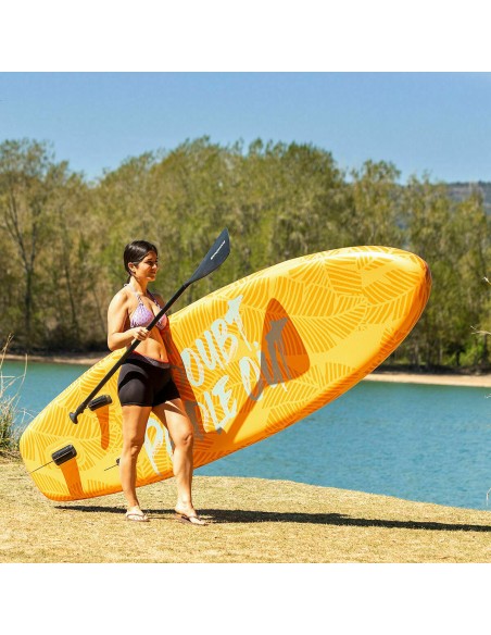 Planche de Paddle Surf Gonflable 2 en 1 avec Siège et Accessoires InnovaGoods Orange 10'5" 320 cm (Reconditionné D)