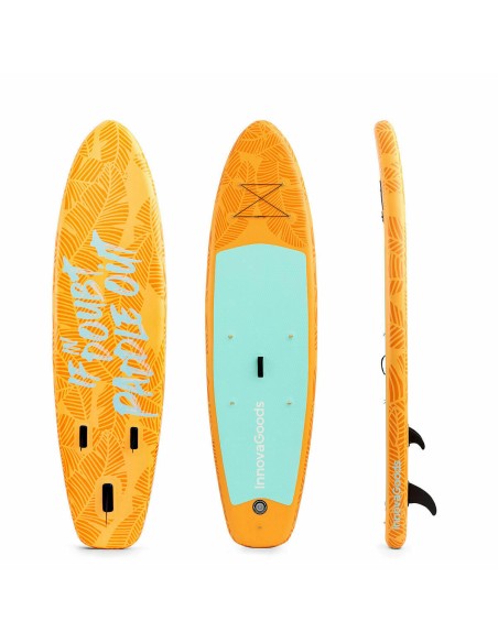 Planche de Paddle Surf Gonflable 2 en 1 avec Siège et Accessoires InnovaGoods Orange 10'5" 320 cm (Reconditionné D)