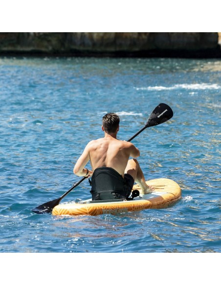 Planche de Paddle Surf Gonflable 2 en 1 avec Siège et Accessoires InnovaGoods Orange 10'5" 320 cm (Reconditionné D)