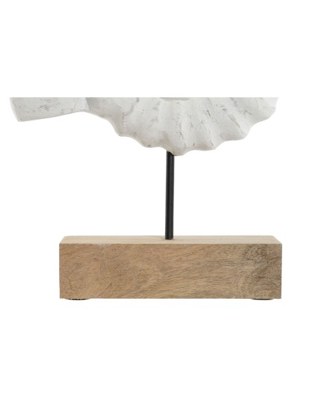 Figurine Décorative Home ESPRIT Blanc Naturel méditerranéen Conque 29 x 7,5 x 38,5 cm