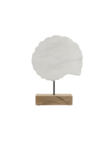 Figurine Décorative Home ESPRIT Blanc Naturel méditerranéen Conque 29 x 7,5 x 38,5 cm