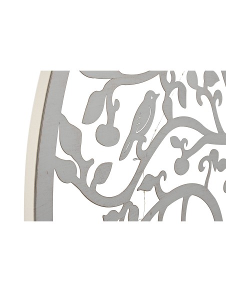 Décoration murale Home ESPRIT Blanc Arbre Shabby Chic 99 x 2 x 99 cm