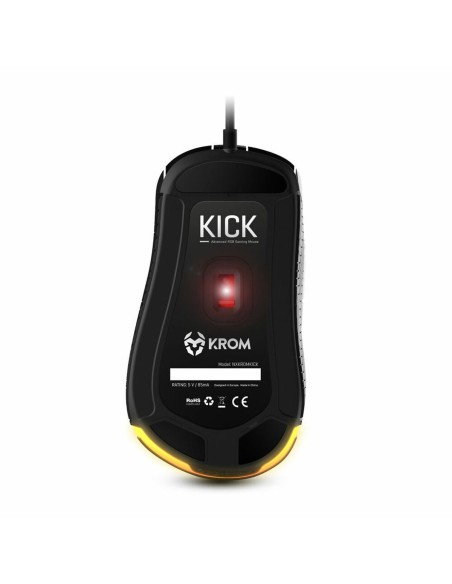 Souris Gaming Krom Kick Noir 6200 dpi RGB