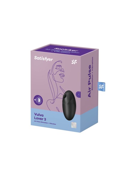 Aspirateur à clitoris Satisfyer Lover 3 Noir