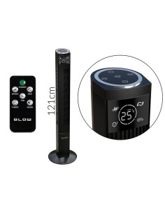 Ventilateur de Bureau Blow 44-654 Noir 90 W