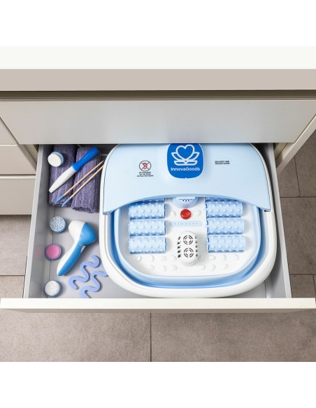 Spa pour les Pieds Pliable avec Rouleaux et Hydromassage Footopy InnovaGoods (Reconditionné A)
