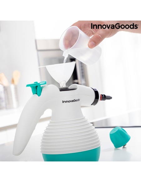 Nettoyeur Vapeur à Main 9 en 1 avec Accessoires Steany InnovaGoods   0,35 L 3 Bar 1000W 1000 W (Reconditionné A)