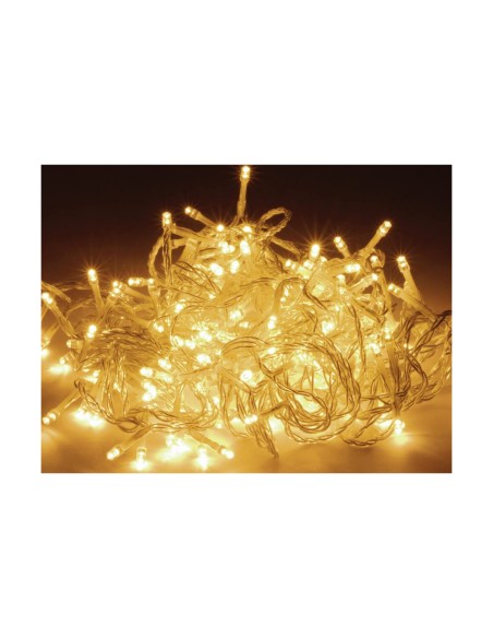 Guirlande lumineuse LED Transparent Lumière chaude Vert tendre 12 m Floral